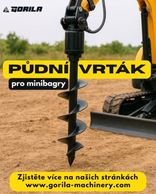🦍 Díra? Žádný problém. S naším půdním vrtákem uděláš víc než jen pár děr na plot. 👉 Sloupky, pergoly, piloty, stromy,...